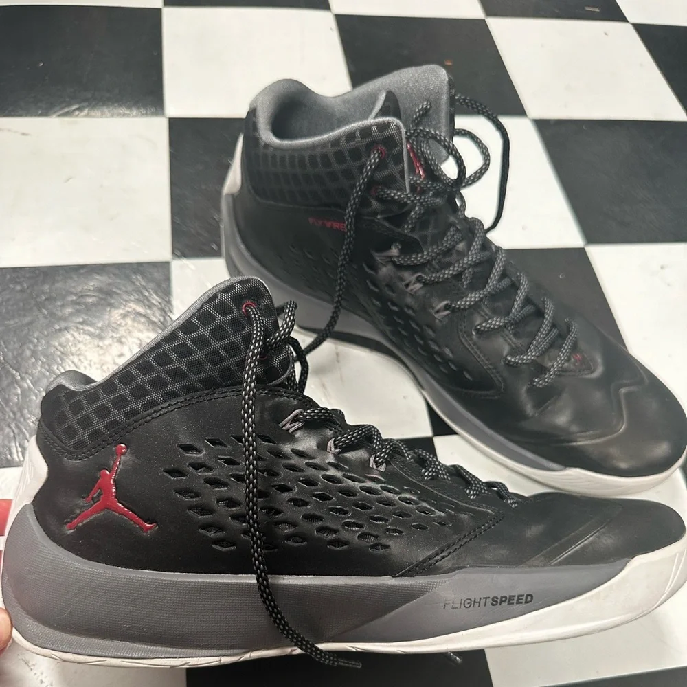 Nike Jordan Rising High black basketball shoes size men’s 12